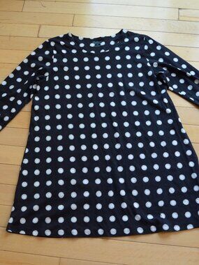Gudrun Sjoden organic cotton Tunic Dress Size XL Black